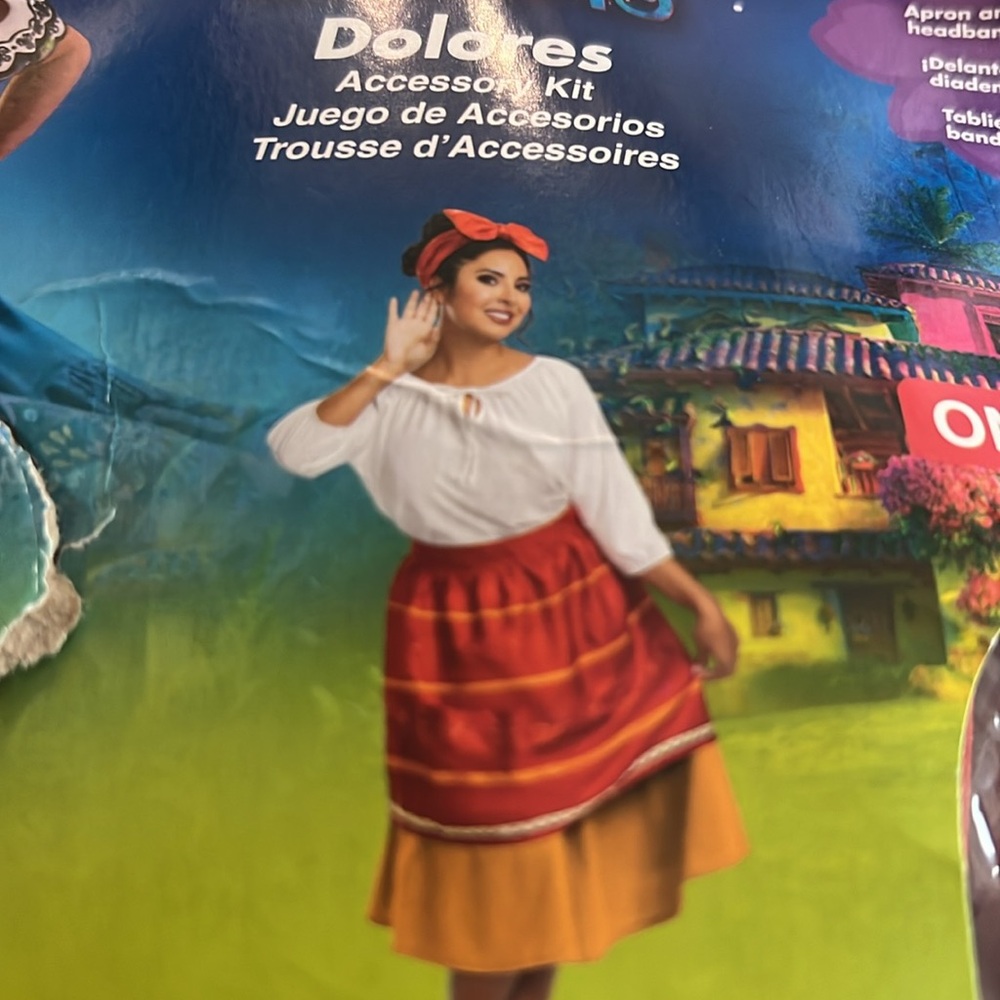 Disney Encanto Dolores Accessory Kit:Includes Apron And Headband Halloween costu
